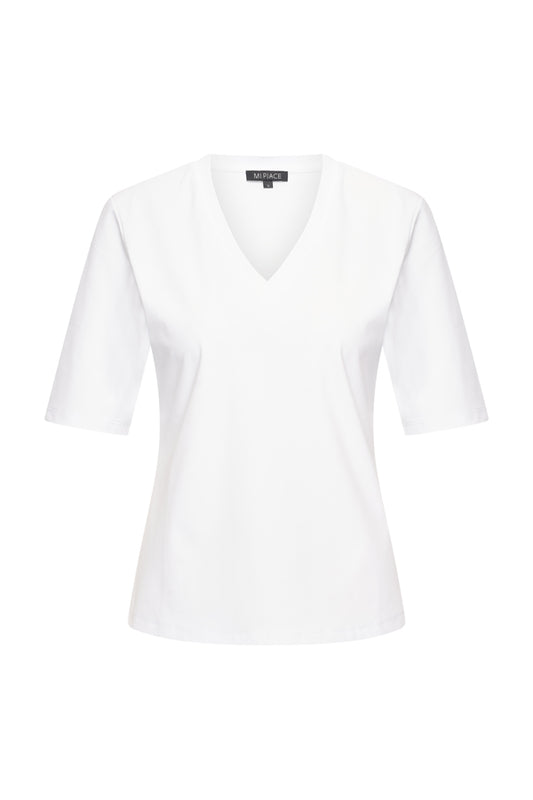 Mi piace alexis T shirt V Hals Wit