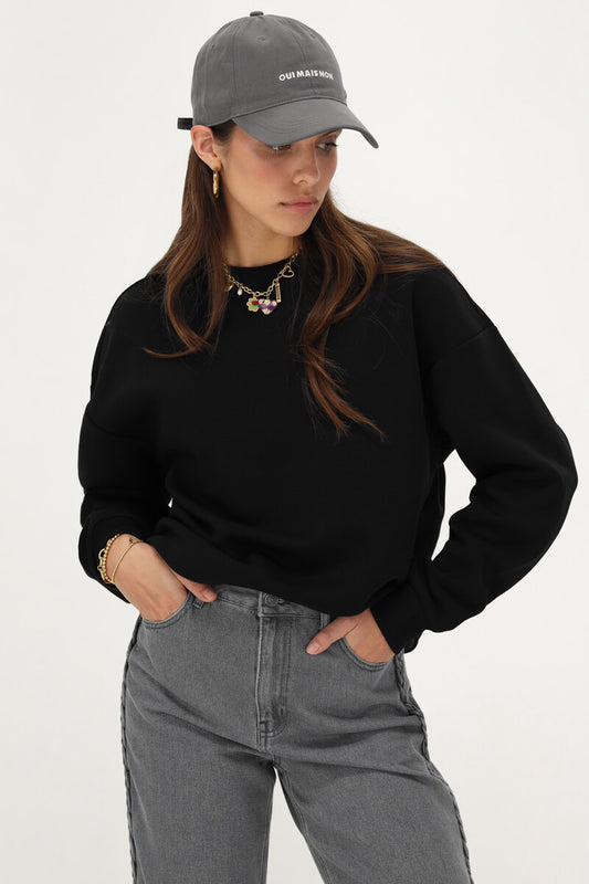 My Jewellery sweater "Atelier paris" Zwart