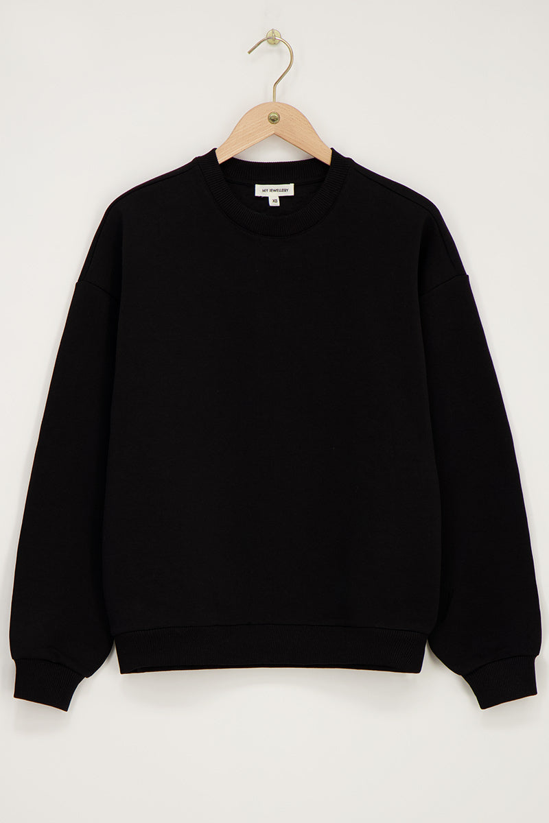 My Jewellery sweater "Atelier paris" Zwart