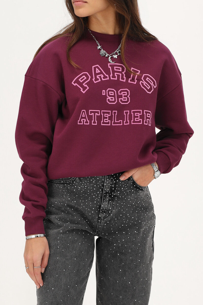 My jewellery Paris 93 atelier sweater Purple