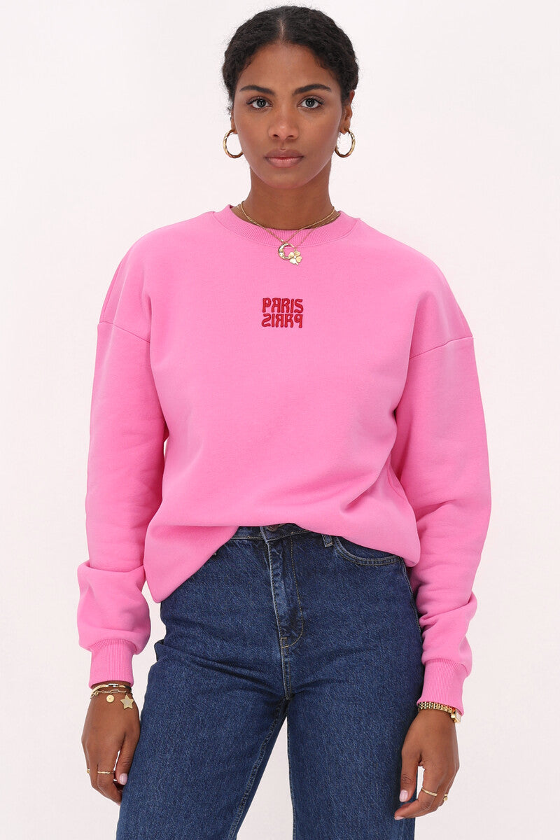 My jewellery Paris Paris Embro Sweater Pink