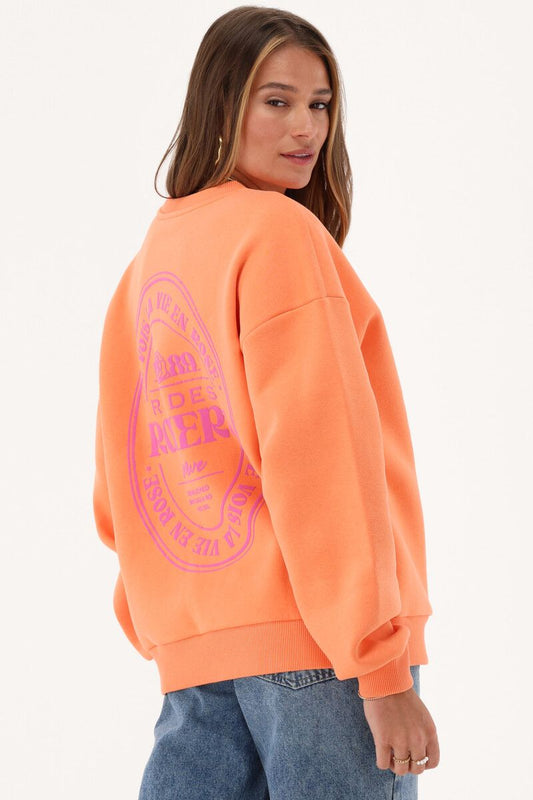 My jewellery sweater"Rue des Rosiers" oranje Orange