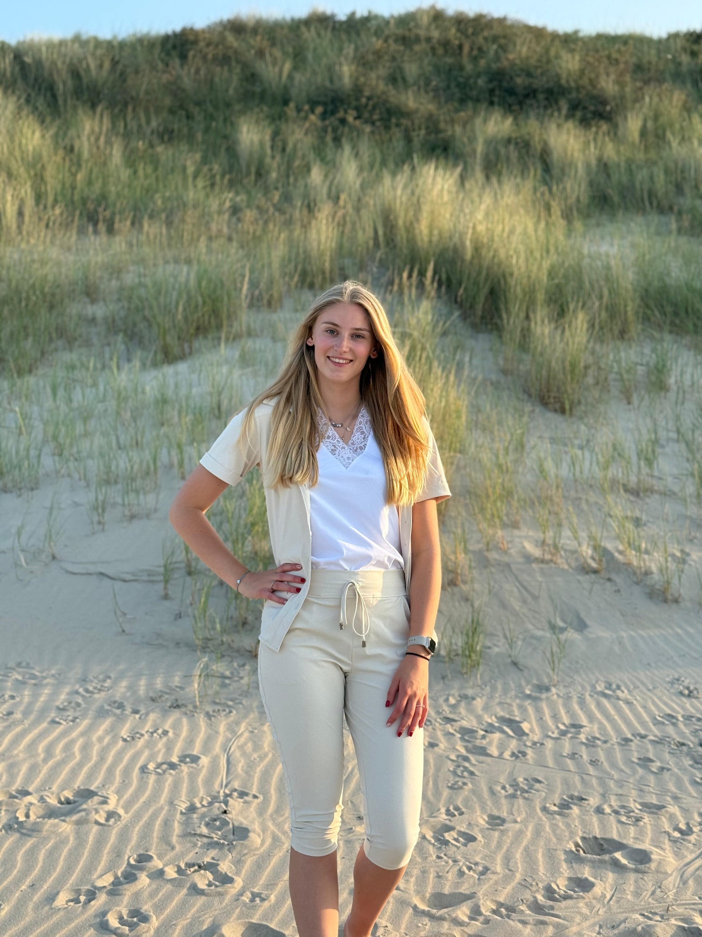 My lady blouse korte mouw  Bone
