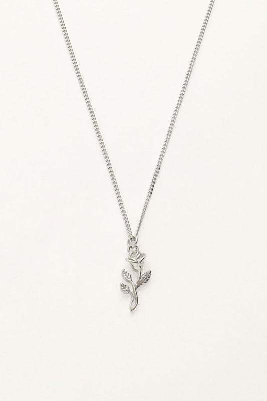 Necklace Rose Zilver MJ11505