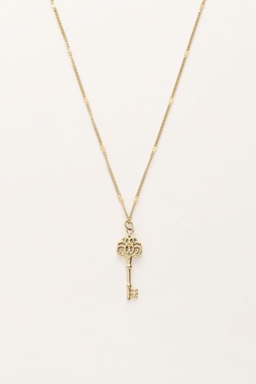 Necklace fine key Goud MJ11484