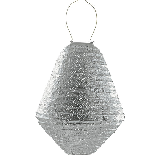 Lumiz solar lampion Can marakesh silver Nr. 86