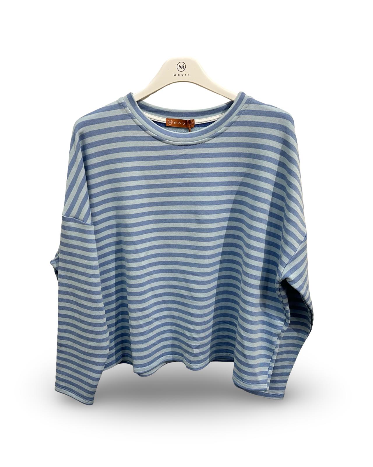 Oversizedt-shirtmetrondehalsenstrepenLichtblauw_blauw__1