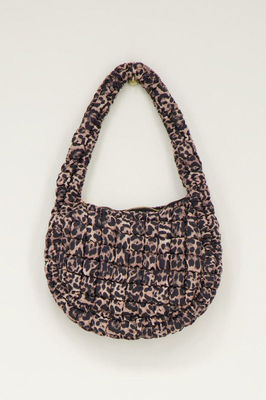 Panterprint tas met smock