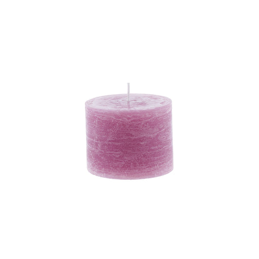 Pillar Candle 9X7cm Lila 850247