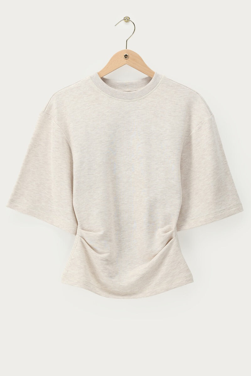 PleatedshortsleevesweatBeige__2