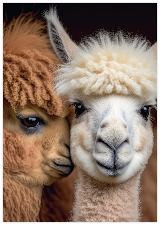 Posters A4 Alpaca love