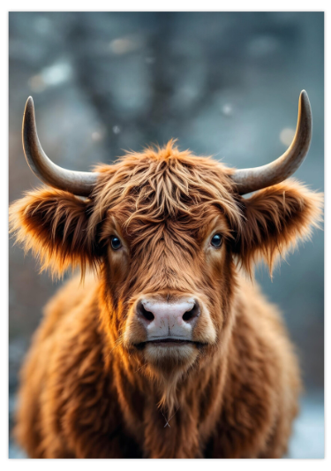 Posters A5 Schotse hooglander