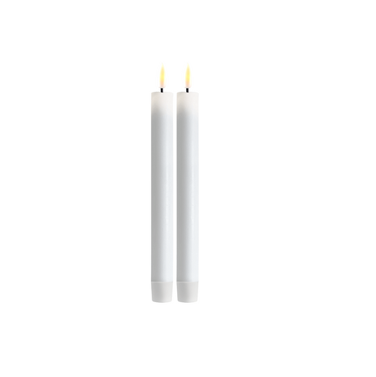 Real Flame Dinner Candle 2 pcs (24 cm) White RF-0012