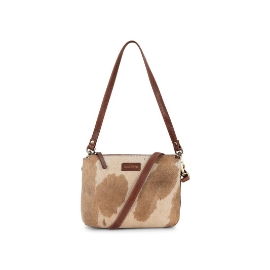Sintra tas cognac cow