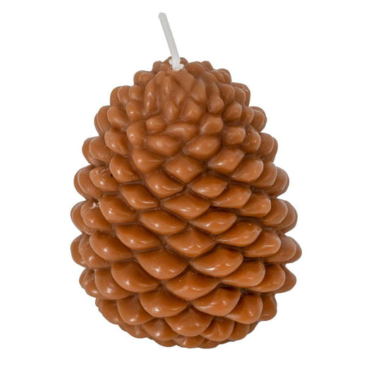 Soyakaars dennenappel bruin