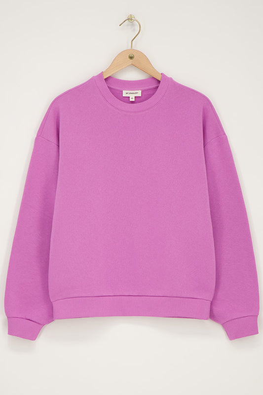 Sweater "Fleur sauvage" Roze