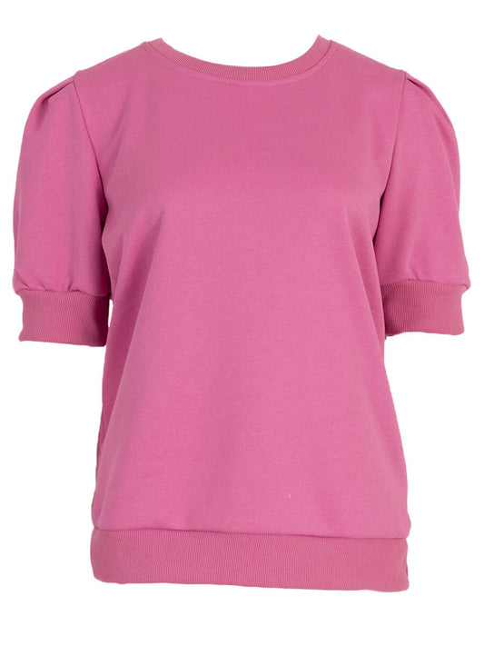Sweater korte mouw Roze