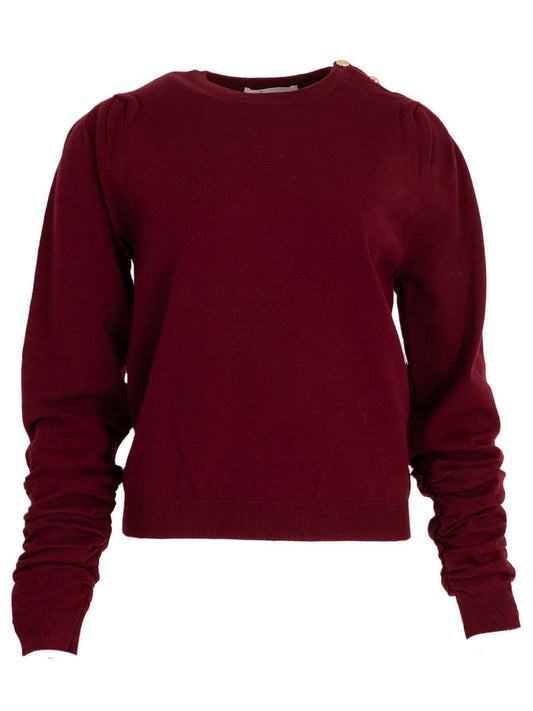 Sweater met lange mouw Bordeaux