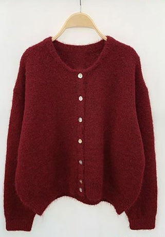 TbD Vestje gebreid Bordeaux