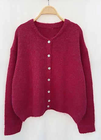 TbD Vestje gebreid Magenta