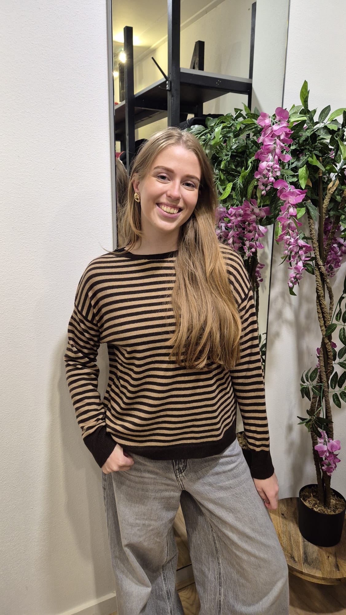 TbDtruitjestreepCamel_bruin__1