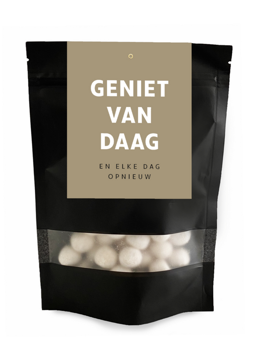 Toffee ballen Geniet vandaag toffee