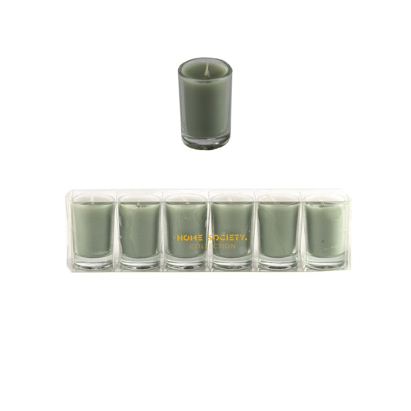 Votive Candle celadon Set 6 849163