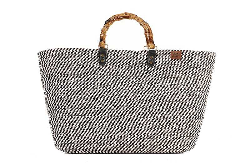 Zwarte strandtas beachshopper Monachil OLT11743