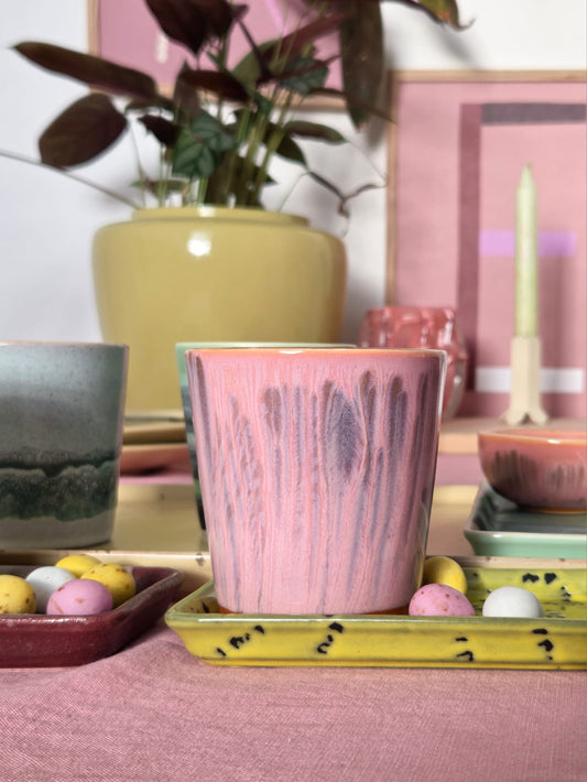 HKliving 70s ceramics: coffee mug rhubarb
