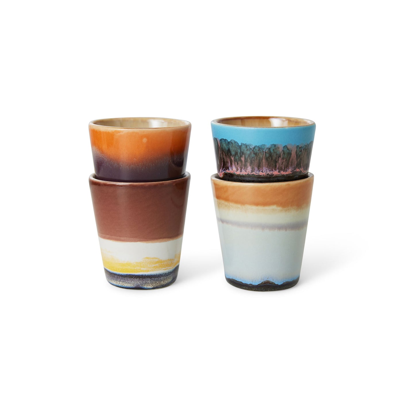 ristretto mugs, solar (set of 4)