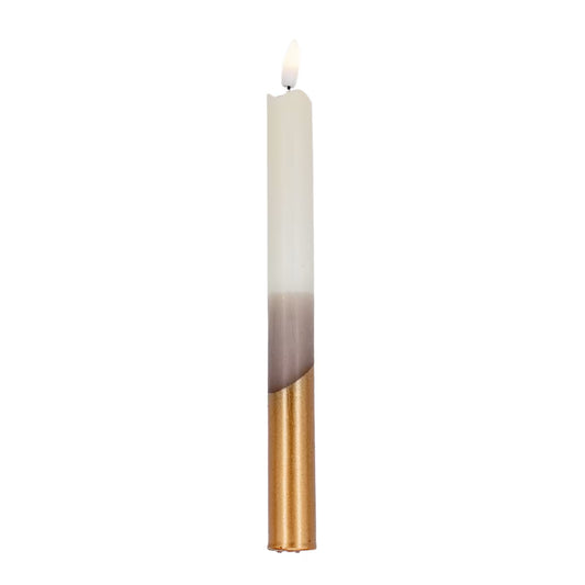LED Kaars Cacao Pearl 2 stuks