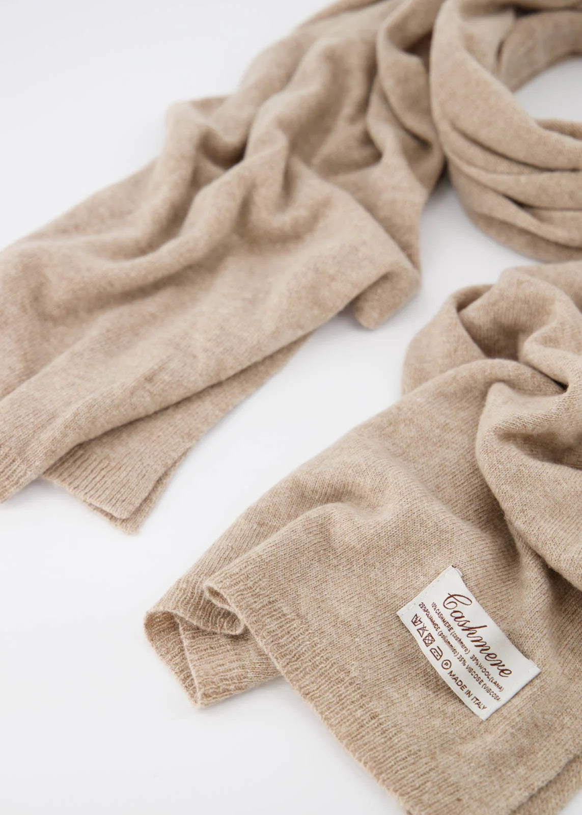 Cashemere sjaal Cassy  Sand