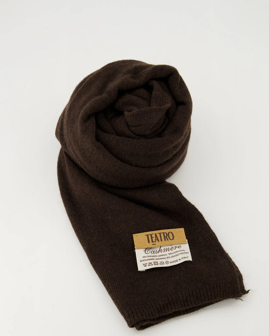 Cashemere sjaal Cassy  Dark Brown
