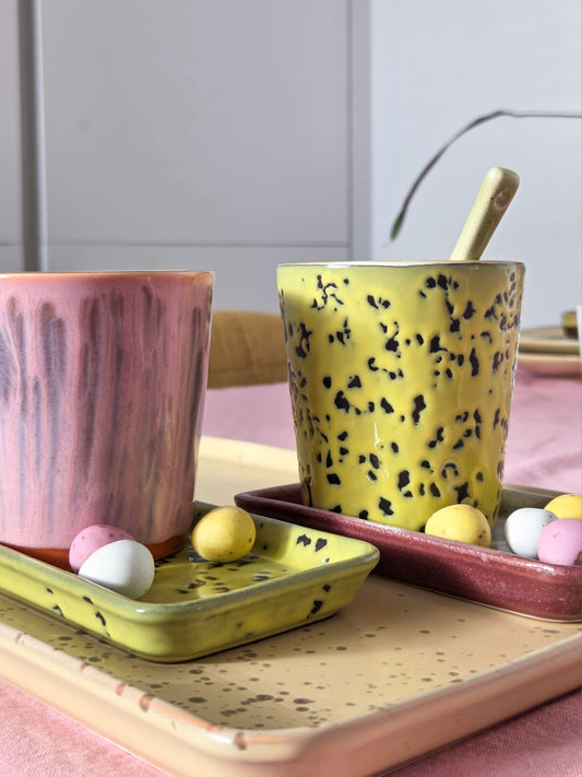 HKliving 70s ceramics: coffee mug, corn