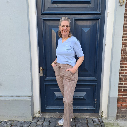 Mi piace alexis T shirt V Hals lavender