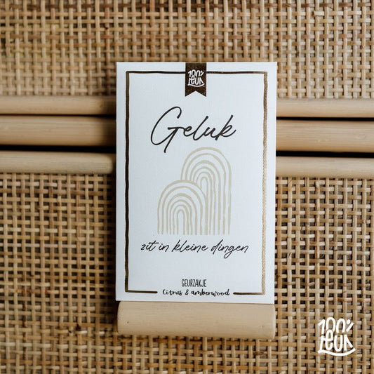 Geurzakje – Geluk zin in de kleine dingen