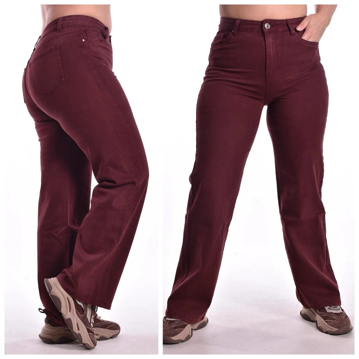 Goodies wide leg Bordeaux