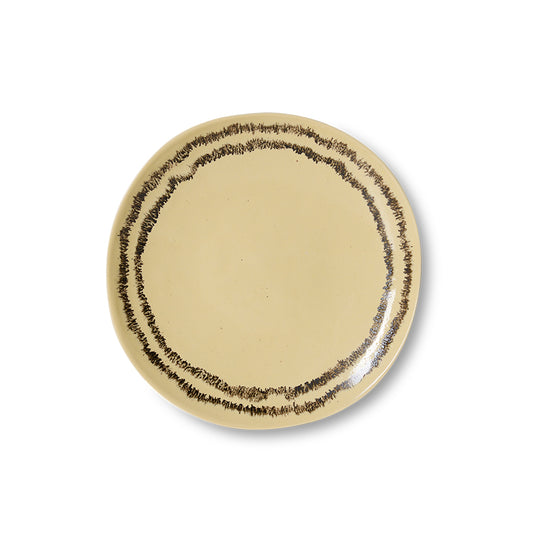 HKliving side plate, vanilla 1 stuk