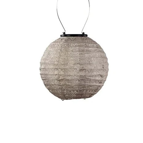 Lumiz Solar Lampion Round spectare light taupe Nr. 45