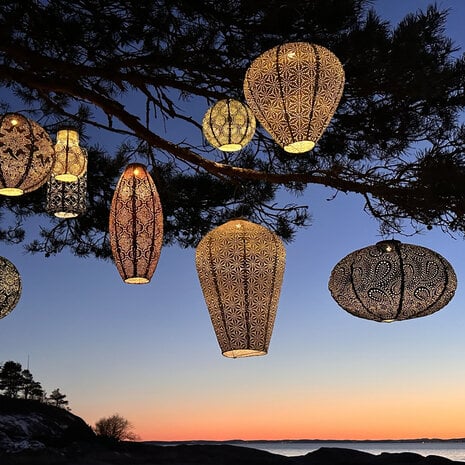 Lumiz solar lampion balloon light taupe XL nr. 29