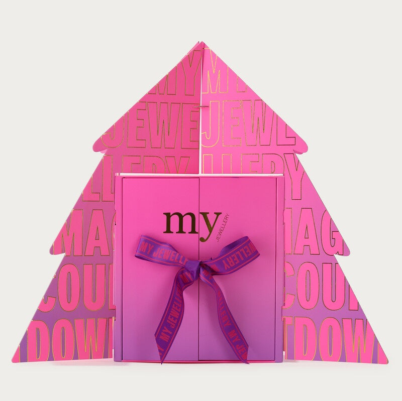 Adventskalender Deluxe 24 Gifts Tree Zilver