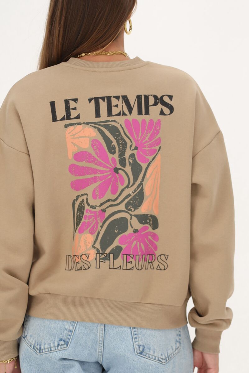 My jewellery sweater  ''Le temps'' Bruin