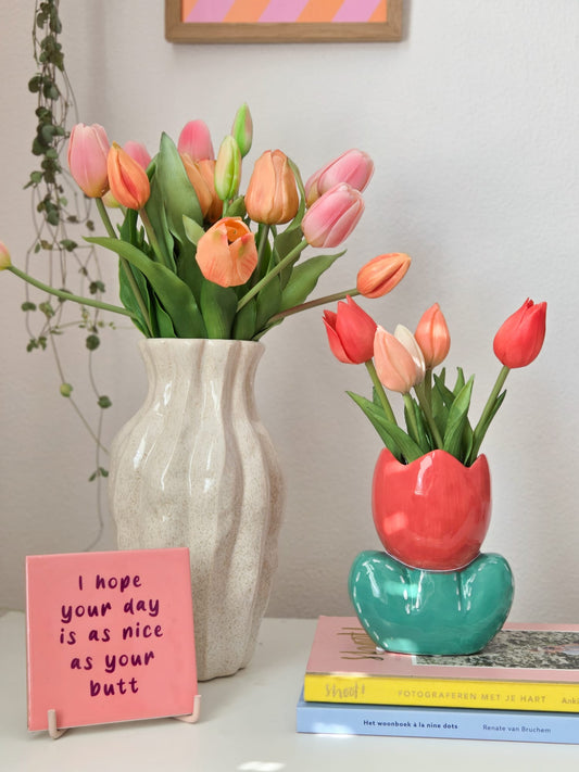Vaas keramiek tulp