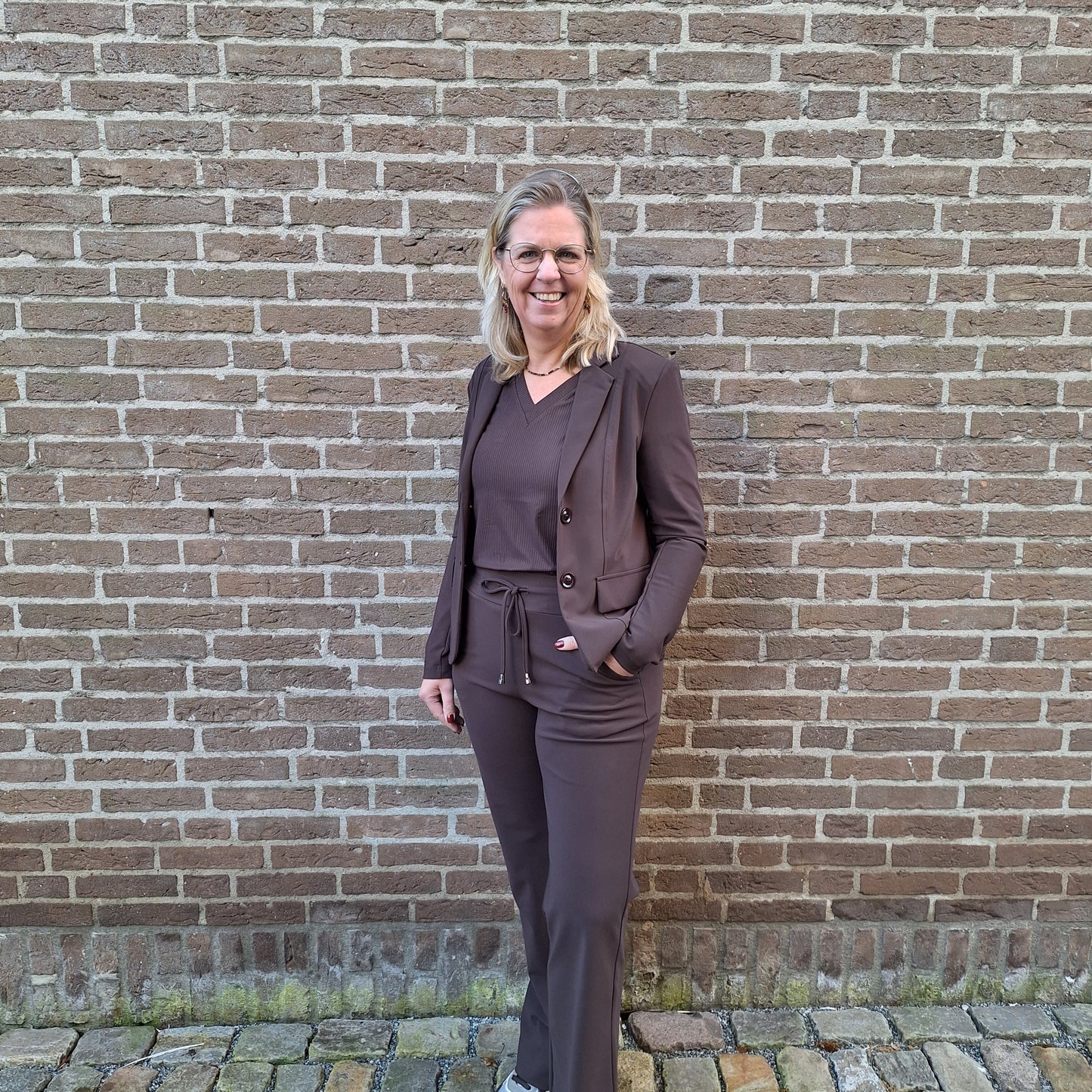 Mi piace blazer bonded Espresso