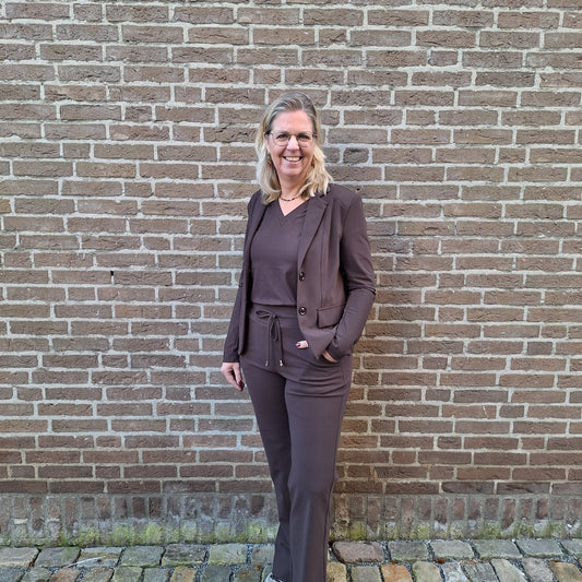 Mi piace blazer bonded Espresso