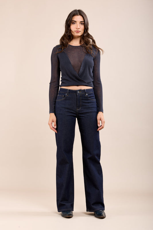 Jeans Stretch Wide Leg