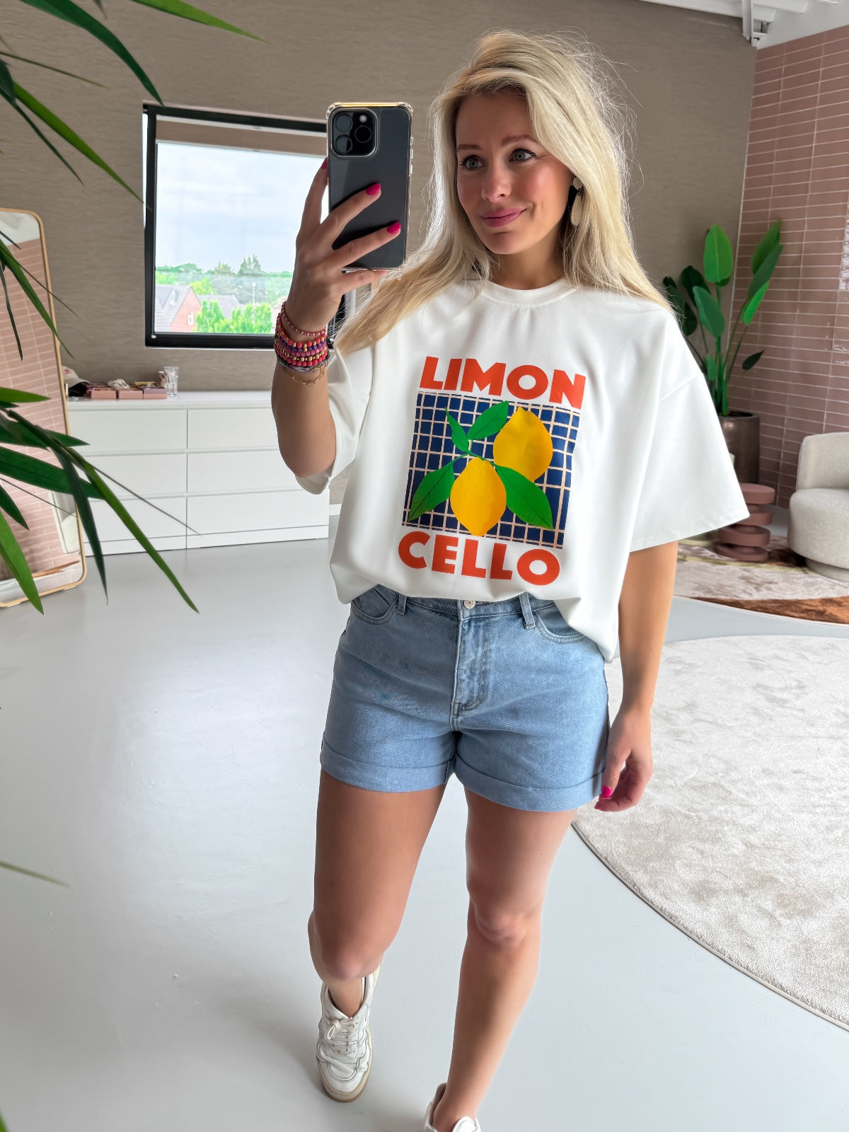 Jazzie shirt limoncello Wit